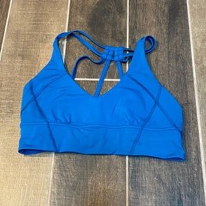 Great Condition Lululemon Blue Strappy Sports Bra